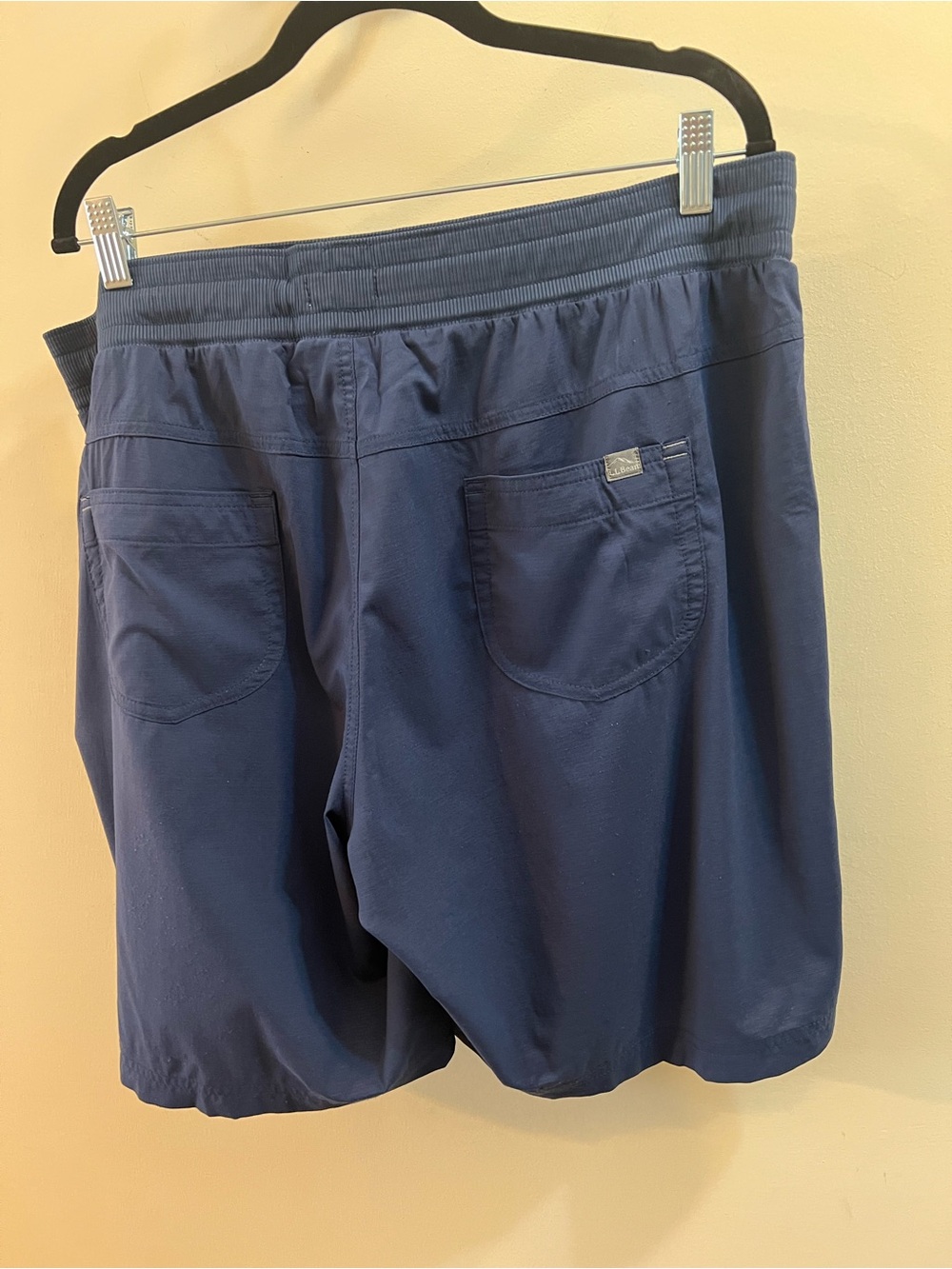 L.L. Bean Men’s Navy Elastic Drawstring Athletic Shorts Size XL